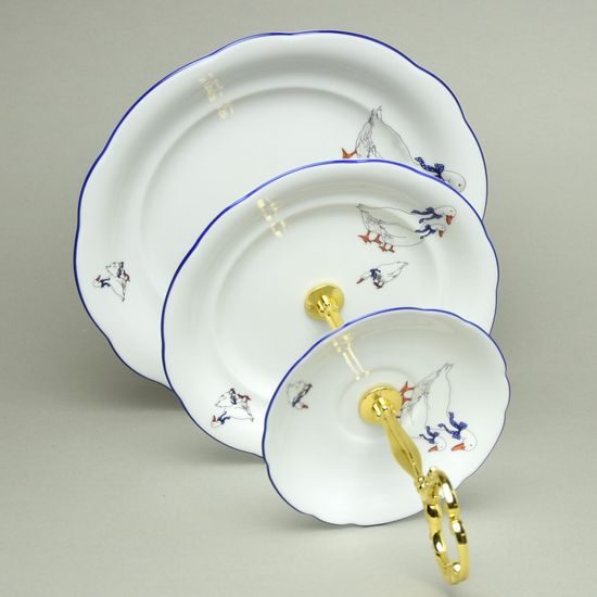 Goose: Cake stand 3 pcs. 34 cm, Mary-Ann, Leander Loučky