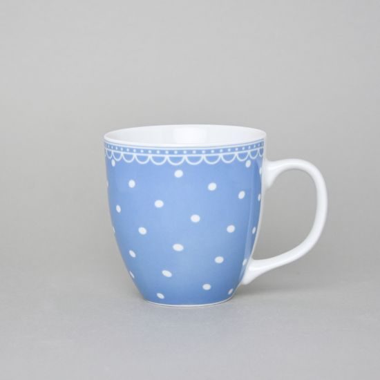 Mug 151, 0,42 l, Tom 30357a0 blue, Thun 1794 Carlsbad porcelain