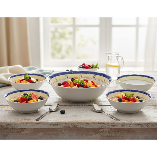 Rose 80147: Kompotová sada pro 4 osoby, Thun 1794, karlovarský porcelán