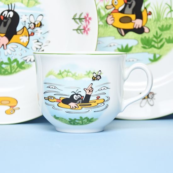 Cup / mug Mole with duck 200 ml, THUN 1794 karlovarský porcelán