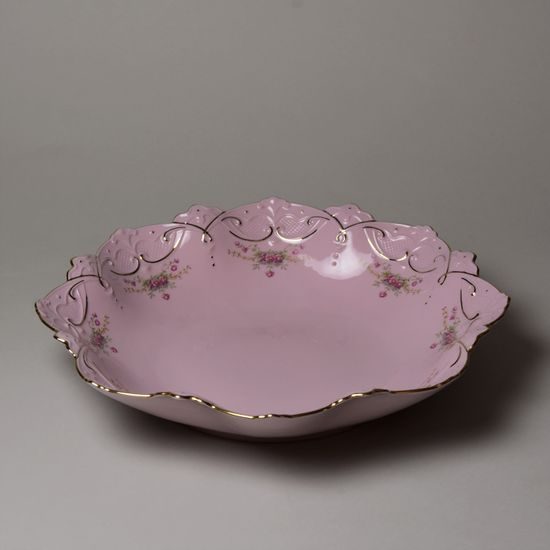 Mísa 23 cm, Adélka 163, Růžový porcelán z Chodova