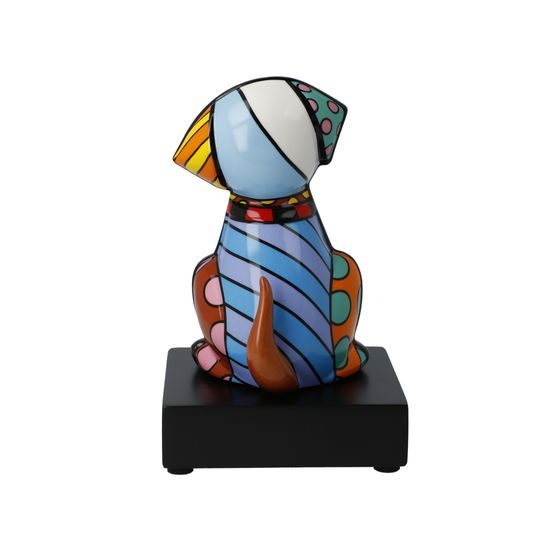 Figurine Romero Britto - Baby Blue, 9,5 / 8,5 / 15,5 cm, Porcelain, Goebel