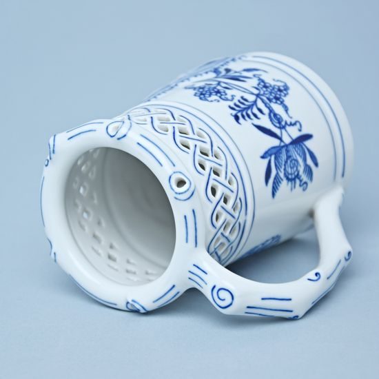 Embossed beer jug 400 ml, Original Blue Onion Pattern
