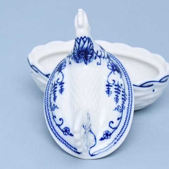 Blue Onion: Dose Hen small 10 cm, Leander 1907