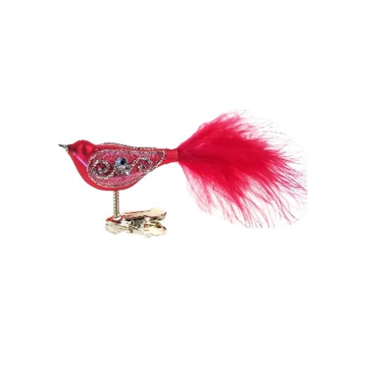 Vánoční ozdoba baculák, 5,5 cm, červený, České ozdoby MIJA