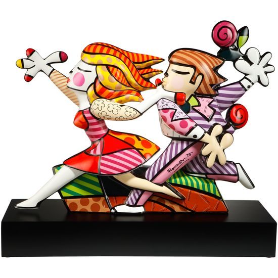 Figurine Romero Britto - Love Blossoms, 64,5 / 21 / 56 cm, Porcelain, Goebel