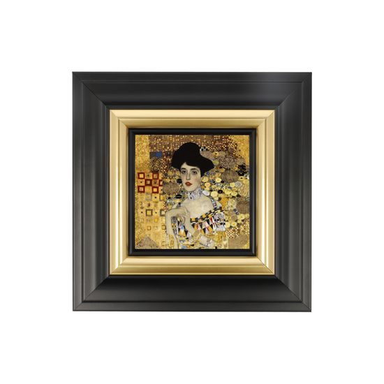 Picture Adele Bloch-Bauer 18,5 / 3 / 18,5 cm, porcelain, G. Klimt, Goebel