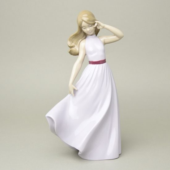 Malá dáma 30 x 17 cm, NAO porcelánové figurky