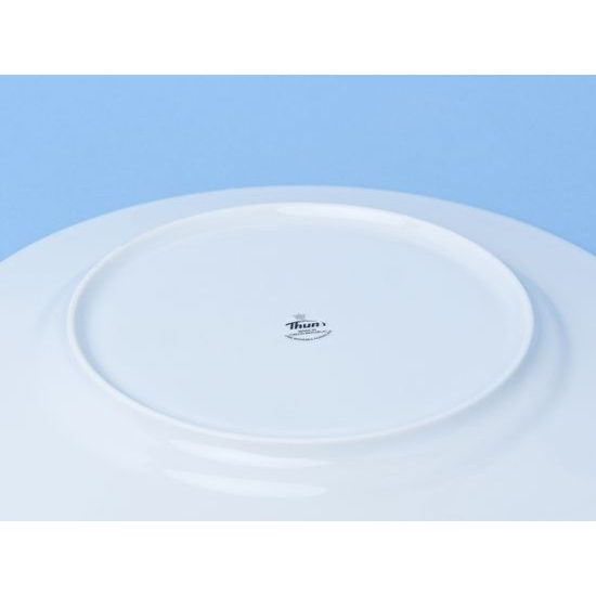 Plate dining 26 cm, Jana white, Thun 1794 Carlsbad porcelain