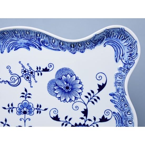 Tray decorative 45 x 37 cm, Original Blue Onion Pattern