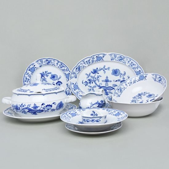Dining set for 6 persons, Thun 1794 Carlsbad porcelain, Natalie - Onion