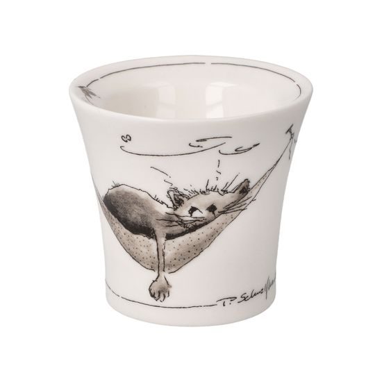 Egg cup set Just Relax 6.5 / 6.5 / 6cm, New Bone China, Goebel