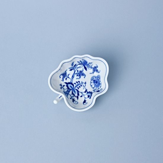 Leaf sugar bowl 10,8 cm, Original Blue Onion Pattern