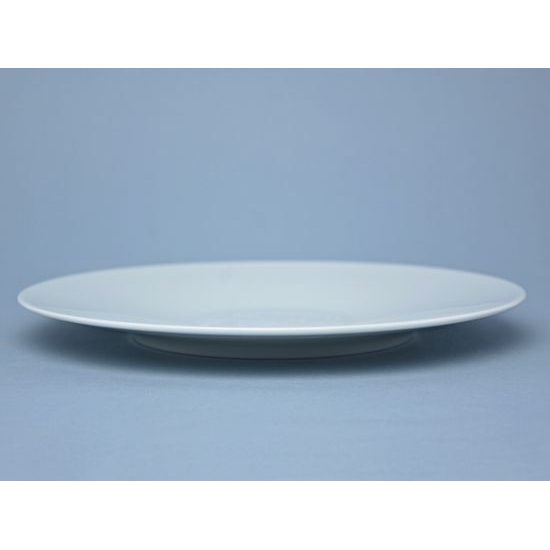 Bohemia White DECOR, Talíř mělký 28 cm, design Pelcl, Český porcelán a.s.