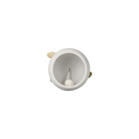 Angel bell love 5,5 / 5,5 / 9,5 cm, biscuit porcelain, Goebel