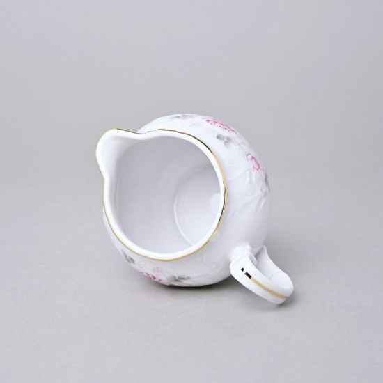 Gold line: Creamer 250 ml, Thun 1794 Carlsbad porcelain, BERNADOTTE roses