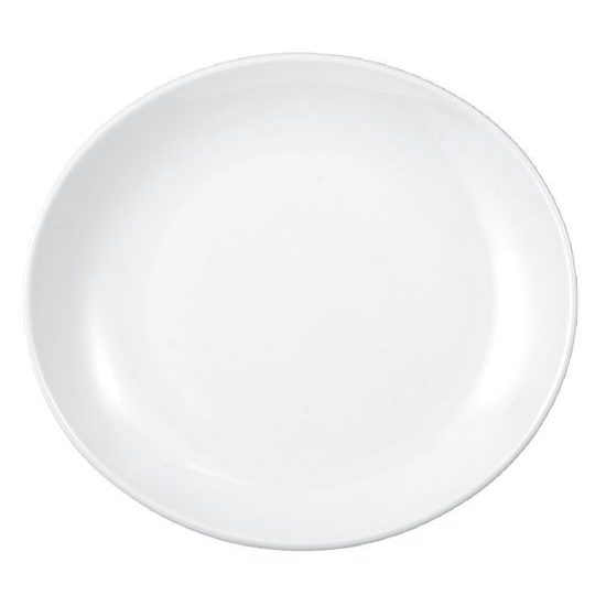 Plate oval flat 27 cm, Modern Life UNI white, Seltmann Porcelain
