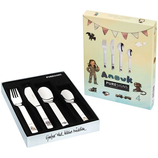 Children´s cutlery Anouk 21 / 16 / 2.5cm, stainless steel, Goebel