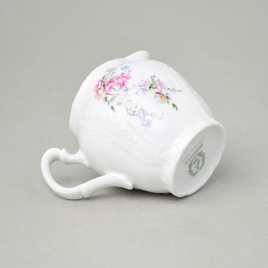 Mlékovka 180 ml, Thun 1794, karlovarský porcelán, BERNADOTTE popínavá růže