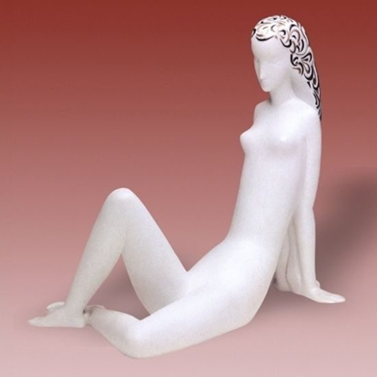 Nude Anita, 25,7 x 13,4 x 22,3 cm, Saxe, Porcelain Figures Duchcov