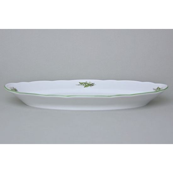 Dish oval 35 cm, Lily-of-the-valley, Cesky porcelan a.s.