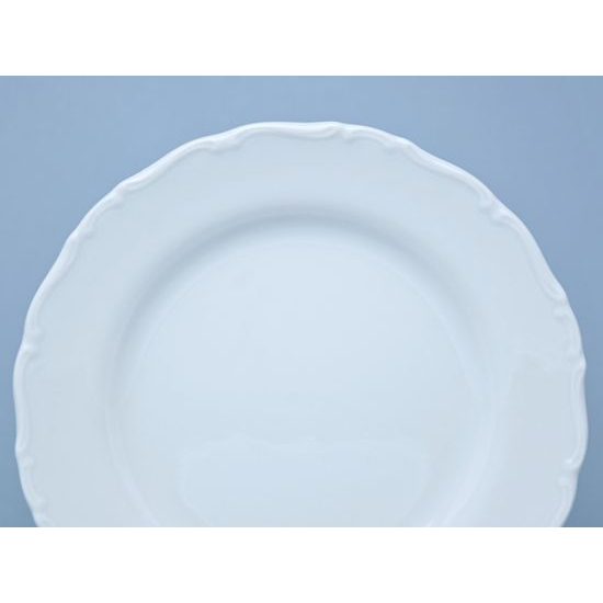 Plate dessert 17 cm, Ophelia white with bottom sign, Thun 1794