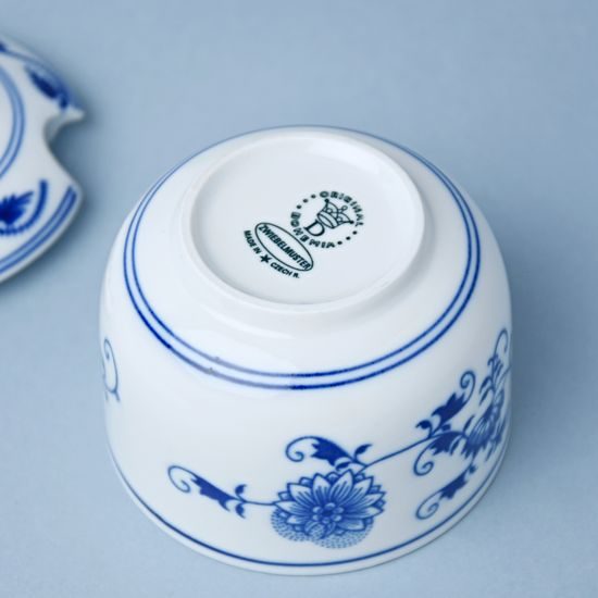 Sugar bowl 0,20 l, lid with hole for spoon, Original Blue Onion pattern