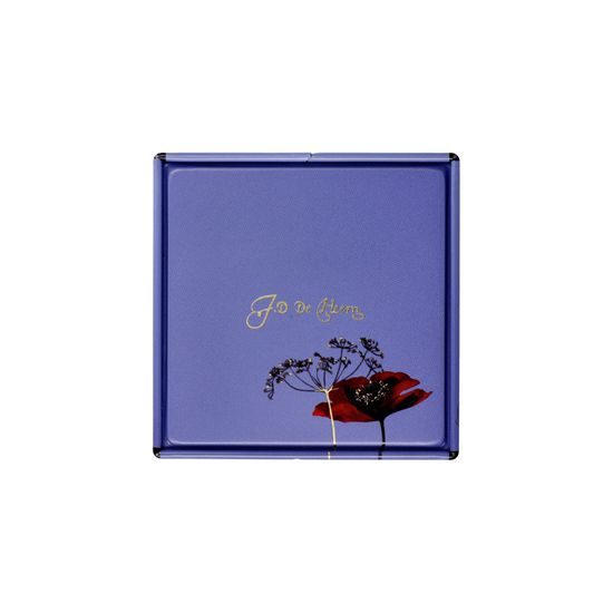 Tea tin Summer Flowers 7.5 / 7.5 / 11cm, metal, Jan Davidsz de Heem, Goebel