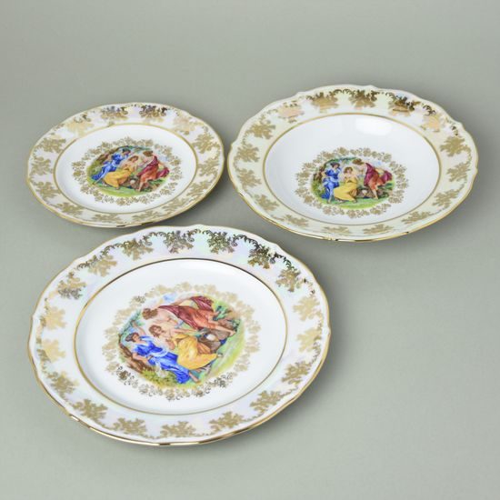 Plate set for 6 pers., Frederyka, The Three Graces, Frederyka Carlsbad