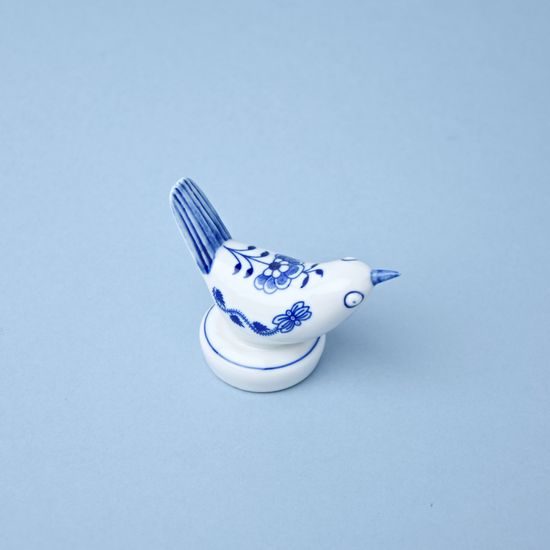 Bird III. h. 6,9 cm, Original Blue Onion Pattern