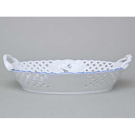 Basket perforated oval 28 cm, Geese, Český porcelán a.s.