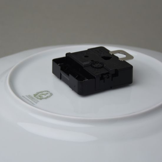 Hodiny nástěnné 27 cm, Thun 1794, karlovarský porcelán, BERNADOTTE mráz, platinová linka