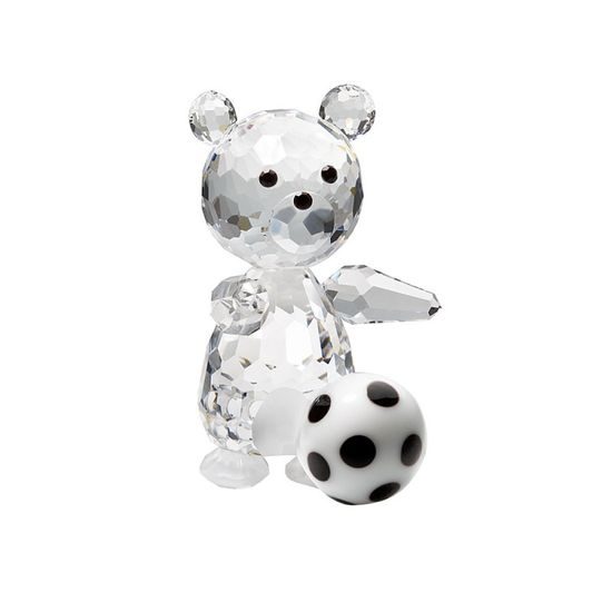 Crystal figure of The Bear With A Ball, 3 x 4 cm, Crystal Gifts and Decoration PRECIOSA