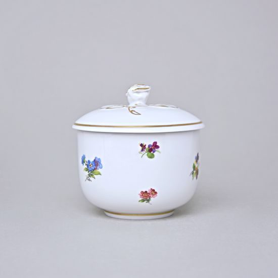 Cukřenka bez oušek s víčkem bez výřezu 200 ml, Rakouská házenka, Český porcelán a.s.