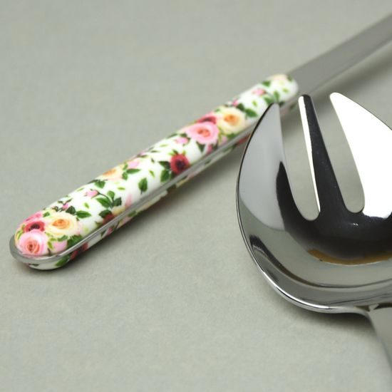 Lžice a vidlička na salát 26 cm, BISTROT Roses 14014, NEVA