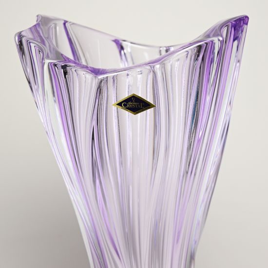 Crystal Vase Plantica Amethyst, 32 cm, Aurum Crystal