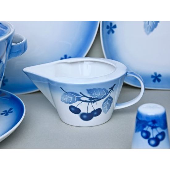 Tom 30112, Dining set for 6 pers., Thun 1794 Carlsbad porcelain, Blue cherry