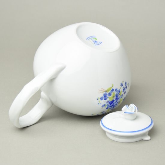 Tea pot 1,2 l, Forget-me-not, Český porcelán a.s.