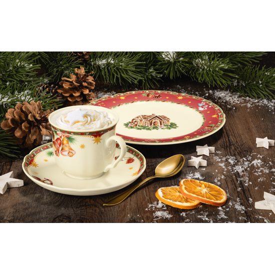 Saucer 15 cm, Marie-Luise 65007 Christmas nostalgia, Seltmann porcelain