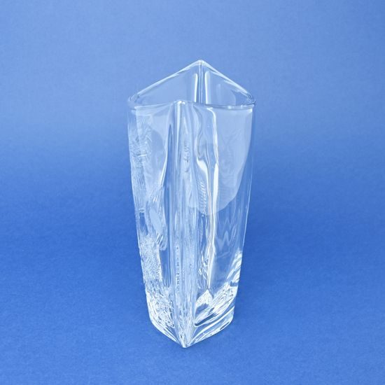 Křišťálová váza broušená ORBIT, dekor bodlák, 240 mm, Crystalite BOHEMIA