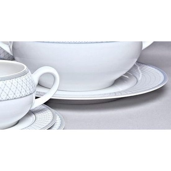 Club plate 30 cm, Thun 1794, karlovarský porcelán, OPÁL 80144