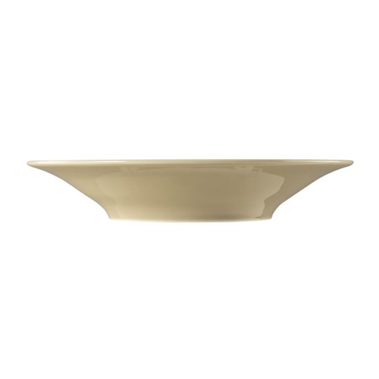 Beat sand-beige color glaze: Palte deep 22,5 cm, Seltmann porcelain