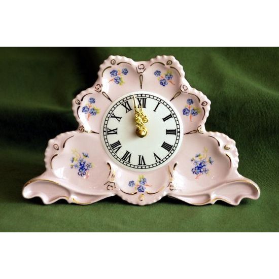 Fireplace clock 20 x 13 cm, Lenka 247p, Rose China