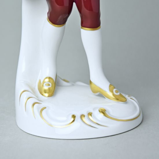 Pán rokoko 12,5 x 10,5 x 22 cm, Porcelánové figurky Duchcov