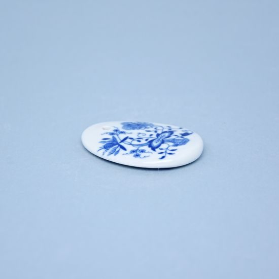 Easter decoration - Egg 5,5 x 3,9 cm, Original Blue Onion Pattern