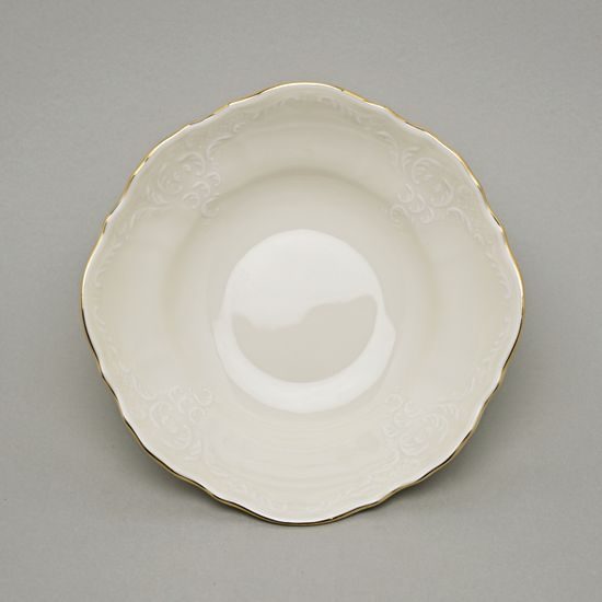 Miska 19 cm, Thun 1794, karlovarský porcelán, BERNADOTTE ivory + zlato