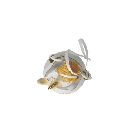 Angel bell love 5,5 / 5,5 / 9,5 cm, biscuit porcelain, Goebel