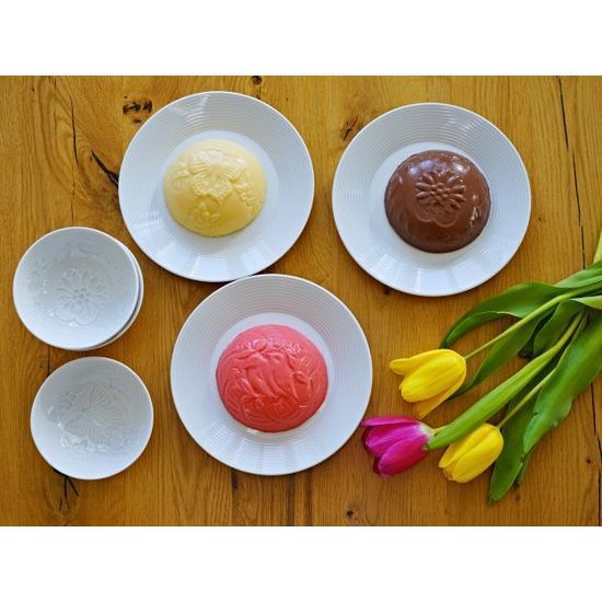 Miska na puding - motýl 11,3 cm, Bílý porcelán, Český porcelán a.s.