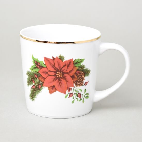 Mug Tomáš 0,47 l Christmas rose, Thun 1794, karlovarský porcelán