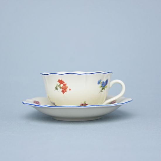 Podšálek C/1 (zrcadlový podšálek) 15,5 cm, Házenka IVORY, Český porcelán a.s.